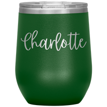 Load image into Gallery viewer, Charlotte Custom Wine Tumbler