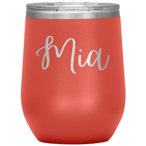 Mia Custom Wine Tumbler
