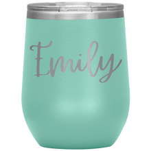 Load image into Gallery viewer, Emily Custom Wine Tumbler