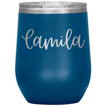 Load image into Gallery viewer, Camila Custom Wine Tumbler