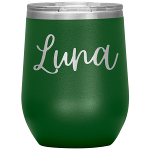 Luna Custom Wine Tumbler