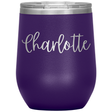 Load image into Gallery viewer, Charlotte Custom Wine Tumbler