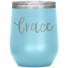 Load image into Gallery viewer, Grace Custom Wine Tumbler