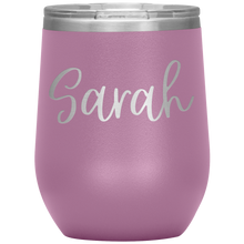 Load image into Gallery viewer, Sarah Custom Wine Tumbler