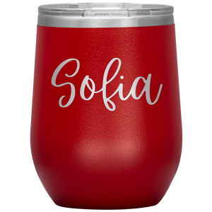 Sofia Custom Wine Tumbler