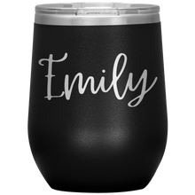 Load image into Gallery viewer, Emily Custom Wine Tumbler