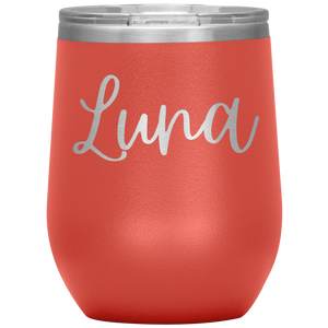 Luna Custom Wine Tumbler