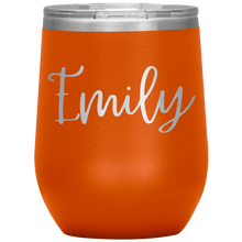 Load image into Gallery viewer, Emily Custom Wine Tumbler