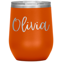 Load image into Gallery viewer, Olivia Custom Wine Tumbler