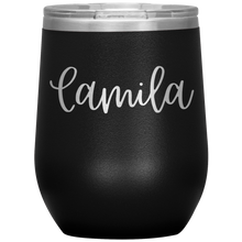 Load image into Gallery viewer, Camila Custom Wine Tumbler