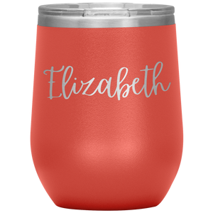 Elizabeth Custom Wine Tumbler