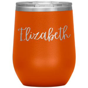 Elizabeth Custom Wine Tumbler
