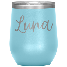 Load image into Gallery viewer, Luna Custom Wine Tumbler