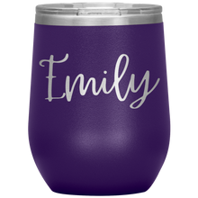 Load image into Gallery viewer, Emily Custom Wine Tumbler