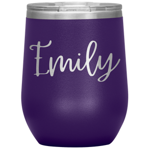 Emily Custom Wine Tumbler