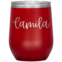 Load image into Gallery viewer, Camila Custom Wine Tumbler