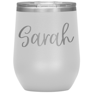 Sarah Custom Wine Tumbler