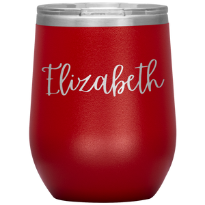 Elizabeth Custom Wine Tumbler