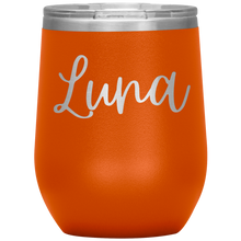 Load image into Gallery viewer, Luna Custom Wine Tumbler