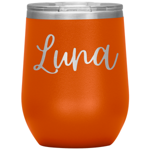 Luna Custom Wine Tumbler