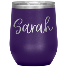 Load image into Gallery viewer, Sarah Custom Wine Tumbler