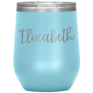 Elizabeth Custom Wine Tumbler