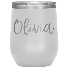 Load image into Gallery viewer, Olivia Custom Wine Tumbler