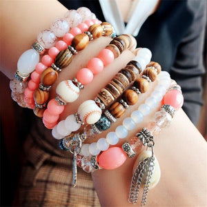 Crystal Bead Bracelets