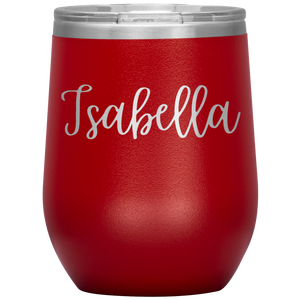 Isabella Custom Wine Tumbler