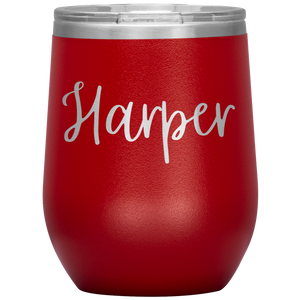 Harper Custom Wine Tumbler