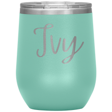 Load image into Gallery viewer, Ivy Custom Wine Tumbler
