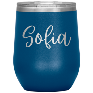 Sofia Custom Wine Tumbler
