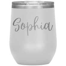 Load image into Gallery viewer, Sophia Custom Wine Tumbler
