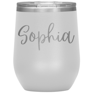 Sophia Custom Wine Tumbler
