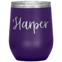 Load image into Gallery viewer, Harper Custom Wine Tumbler