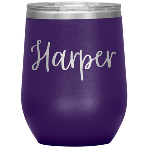 Harper Custom Wine Tumbler