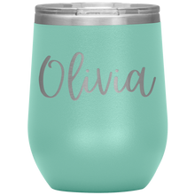 Load image into Gallery viewer, Olivia Custom Wine Tumbler