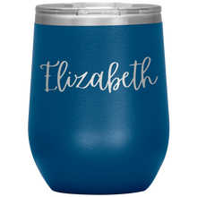 Load image into Gallery viewer, Elizabeth Custom Wine Tumbler