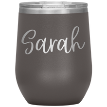 Load image into Gallery viewer, Sarah Custom Wine Tumbler