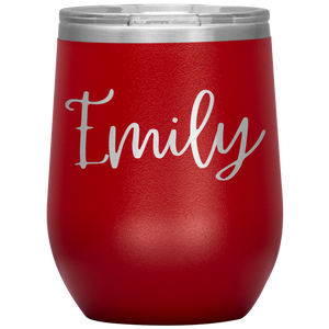 Emily Custom Wine Tumbler