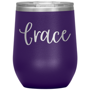 Grace Custom Wine Tumbler
