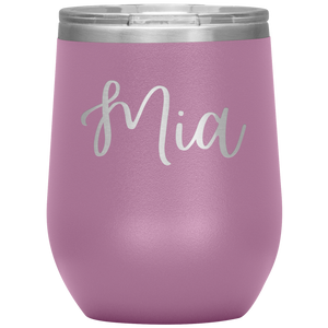 Mia Custom Wine Tumbler