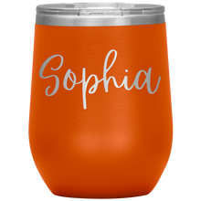Load image into Gallery viewer, Sophia Custom Wine Tumbler