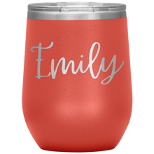 Load image into Gallery viewer, Emily Custom Wine Tumbler