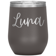 Load image into Gallery viewer, Luna Custom Wine Tumbler
