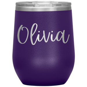 Olivia Custom Wine Tumbler