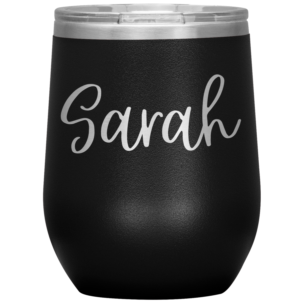 Sarah Custom Wine Tumbler