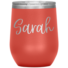 Load image into Gallery viewer, Sarah Custom Wine Tumbler