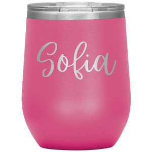 Sofia Custom Wine Tumbler