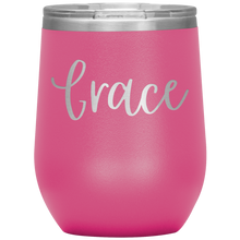 Load image into Gallery viewer, Grace Custom Wine Tumbler